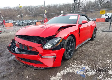 2018 Ford Mustang Gt Premium z USA, uszkodzony, nr VIN 1FATP8FF1J5106065